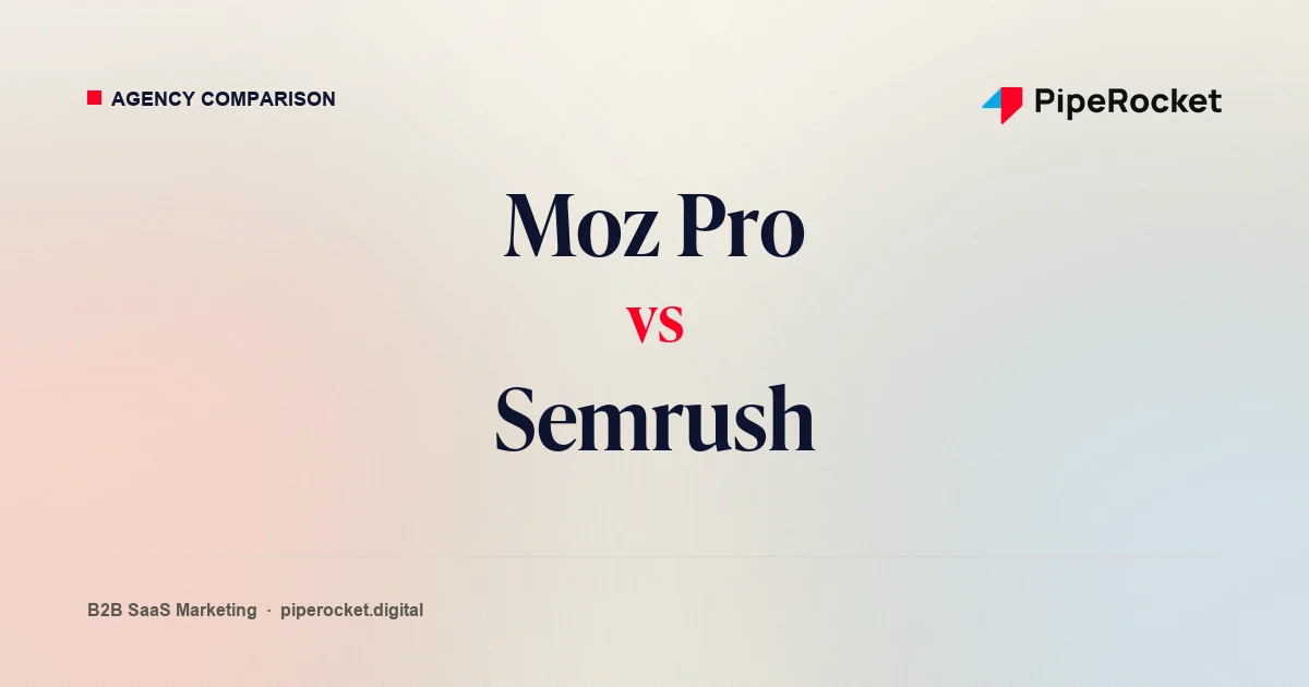 Moz Pro vs Semrush