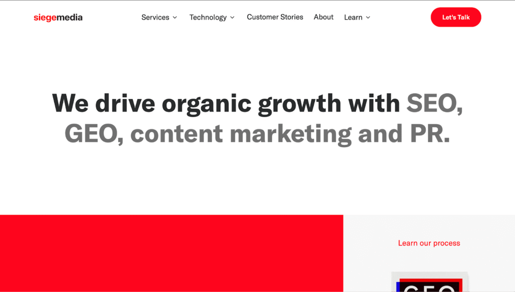 Siege Media Homepage