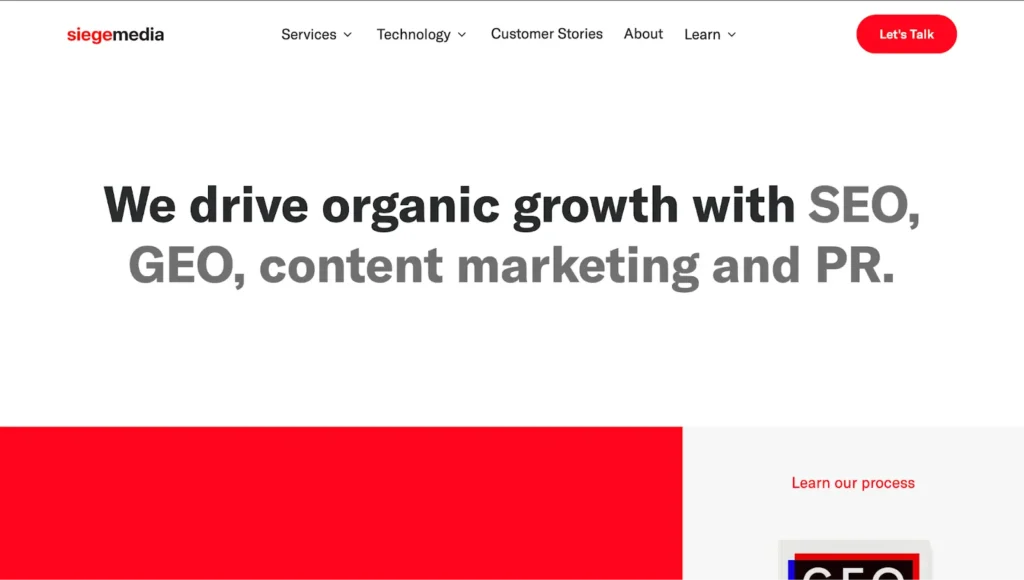 Siege Media Homepage