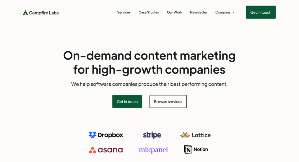 Campfire Labs Homepage