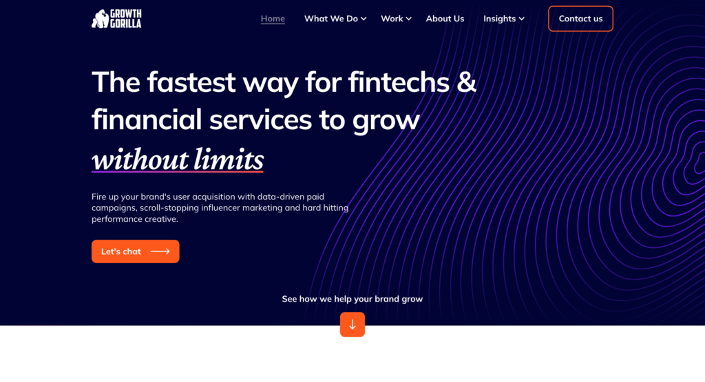 Growth Gorilla Homepage