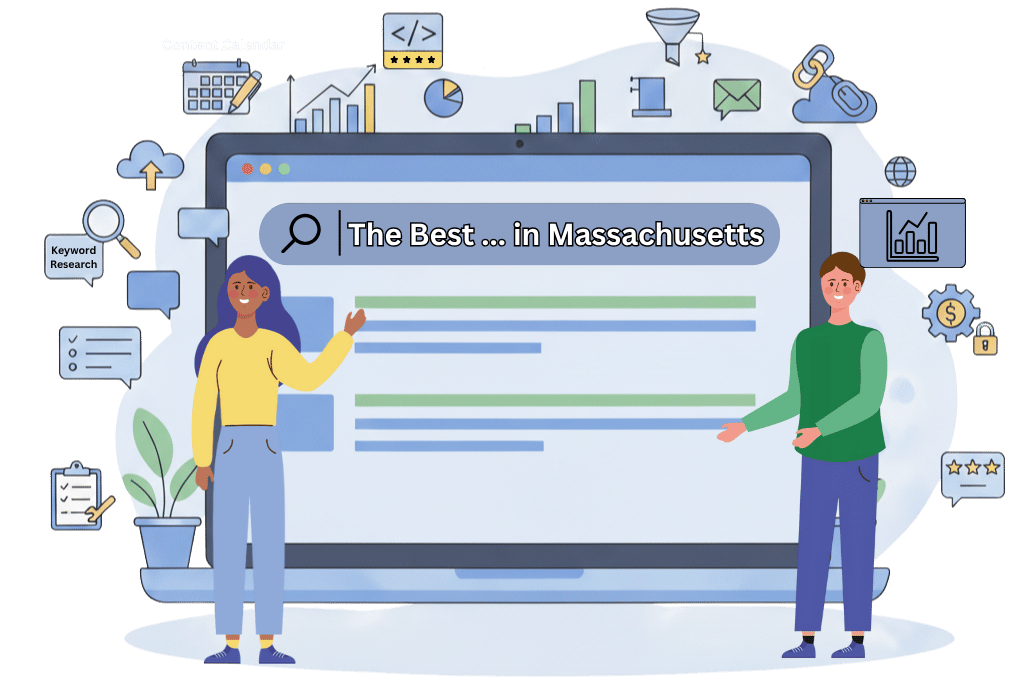 SaaS SEO Agency in Massachusetts Banner Image