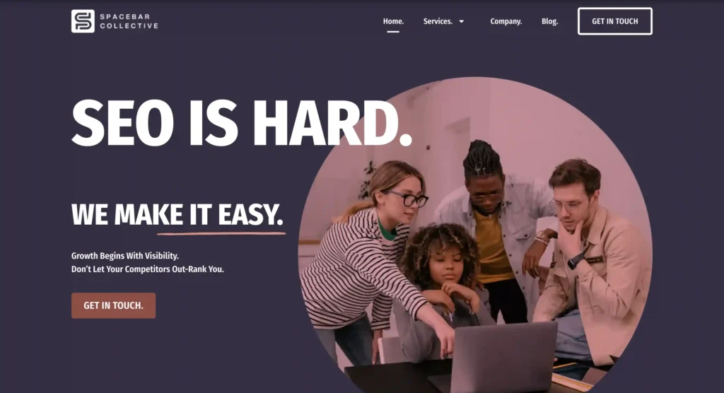 Spacebar Collective Homepage