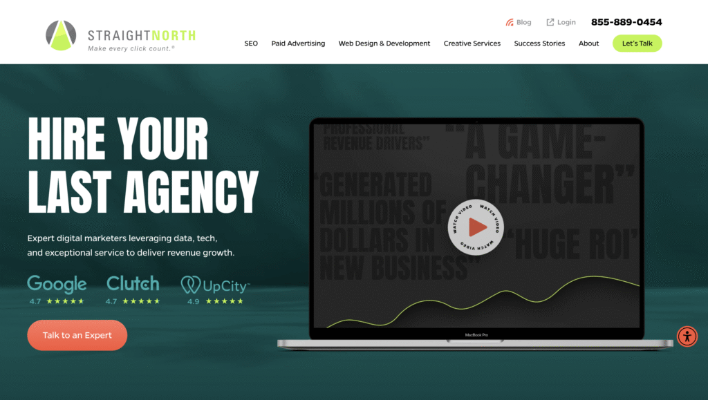 Straight North Homepage