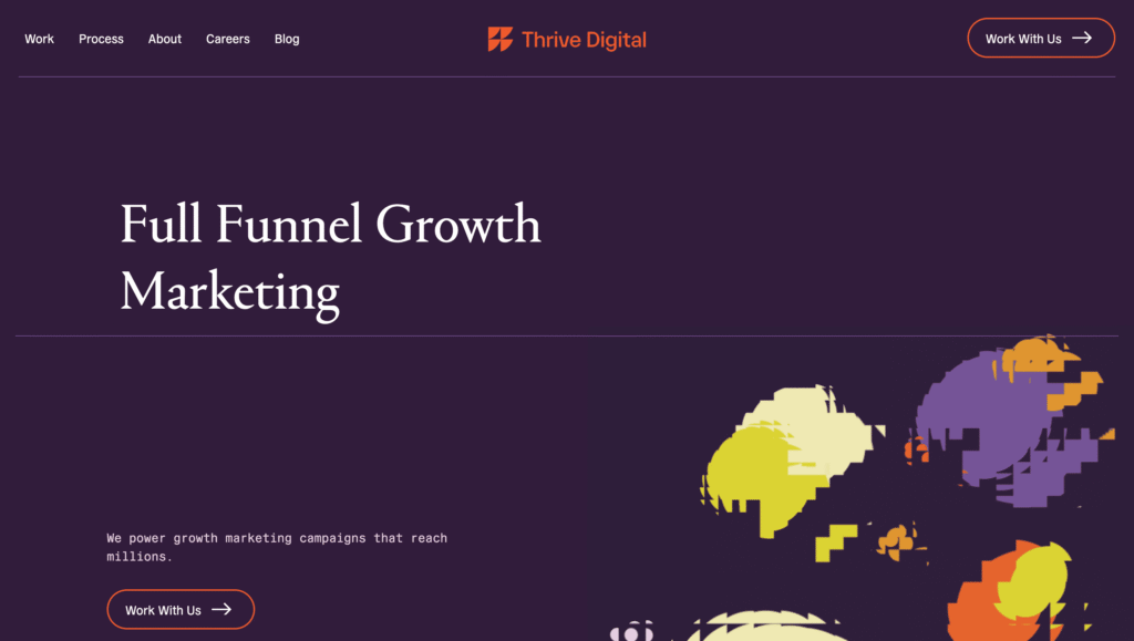 Thrive Digital Homepage