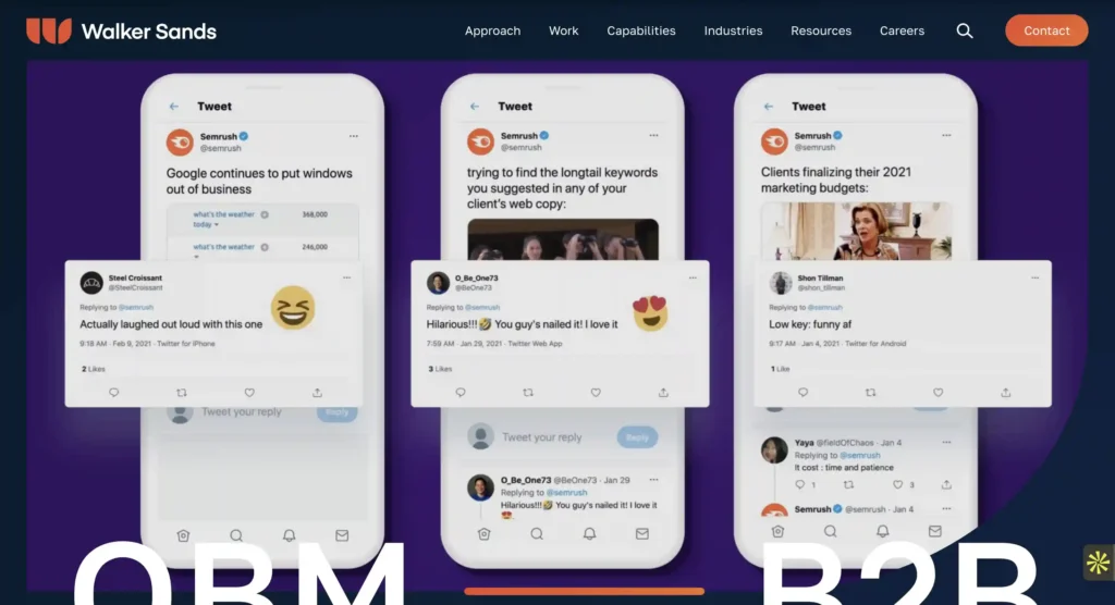 Walker Sands Homepage