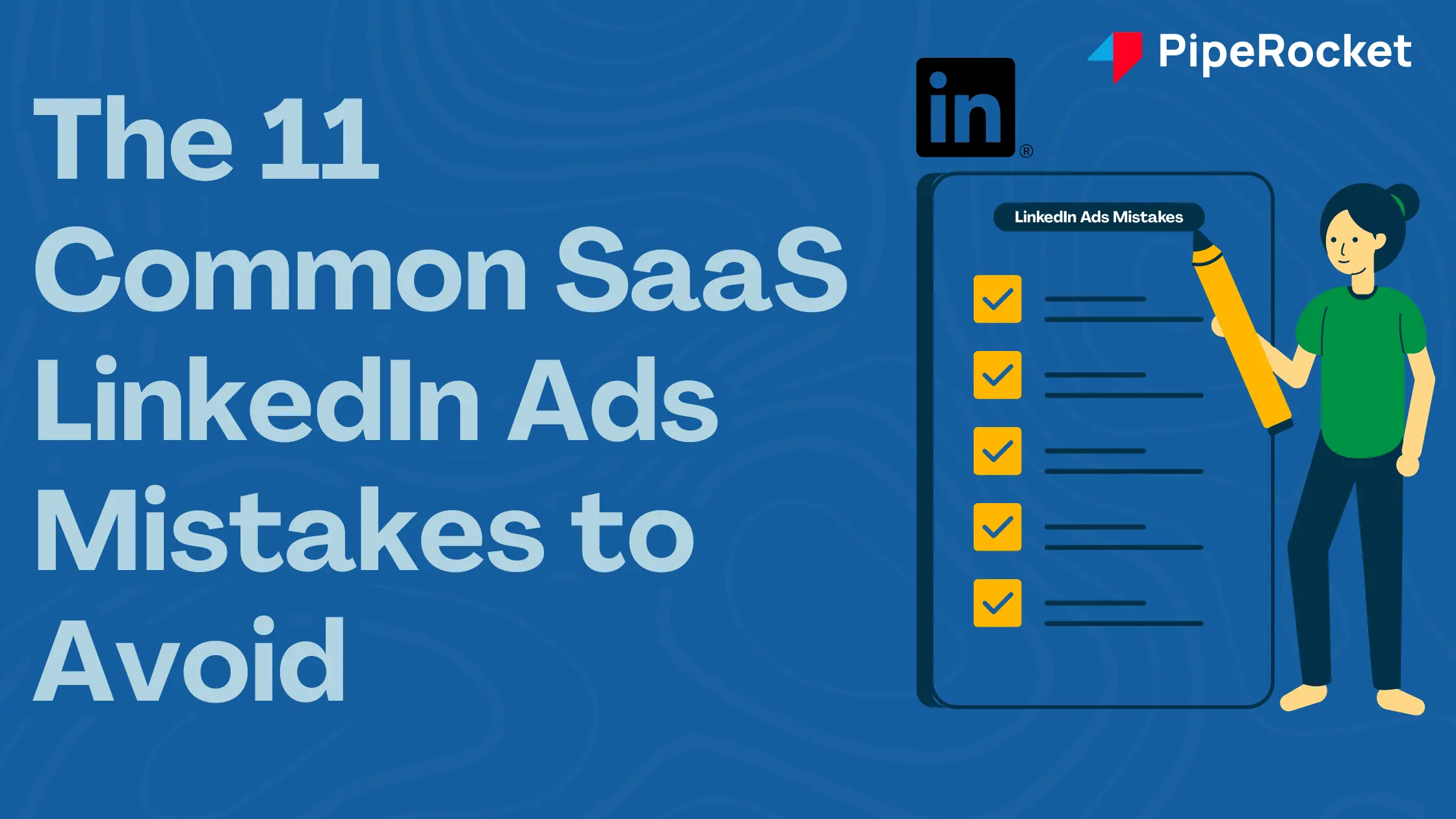 saas linkedin ads mistakes blog banner